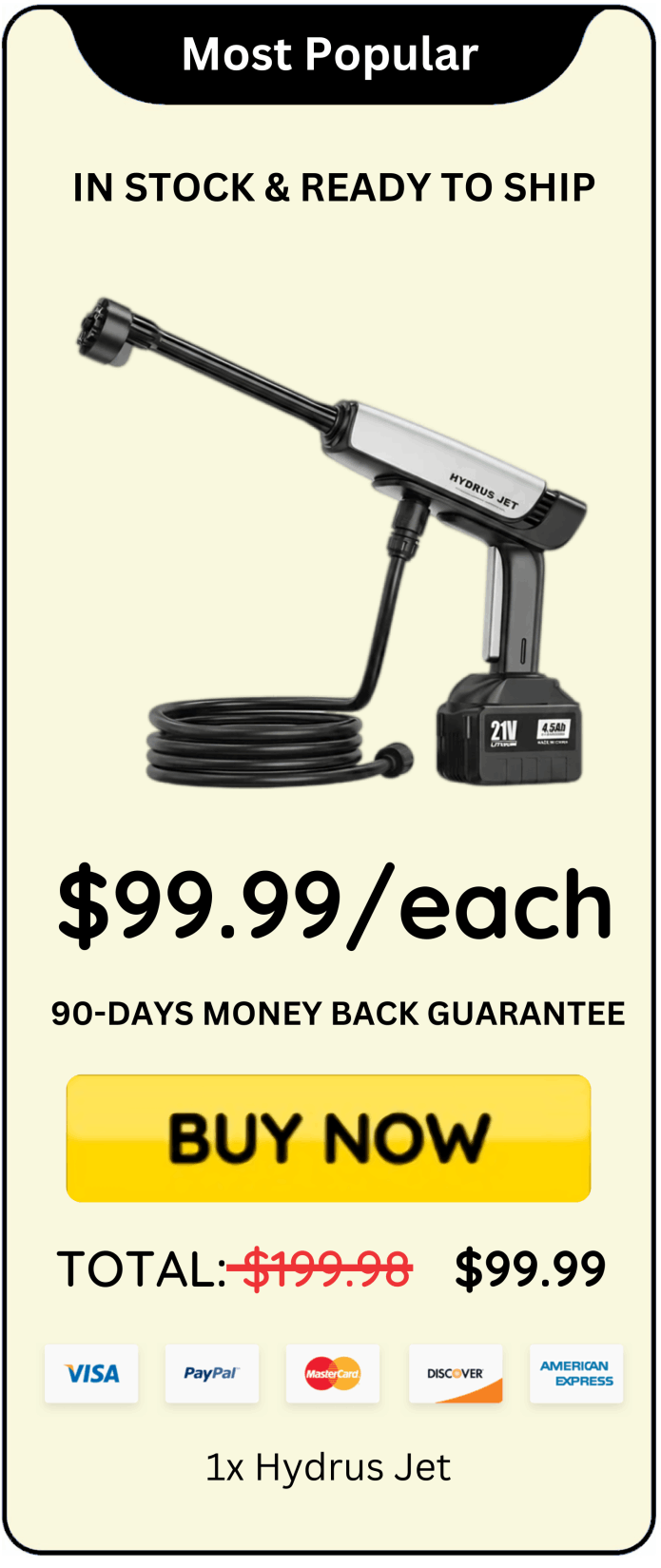 Hydrus Jet offer price