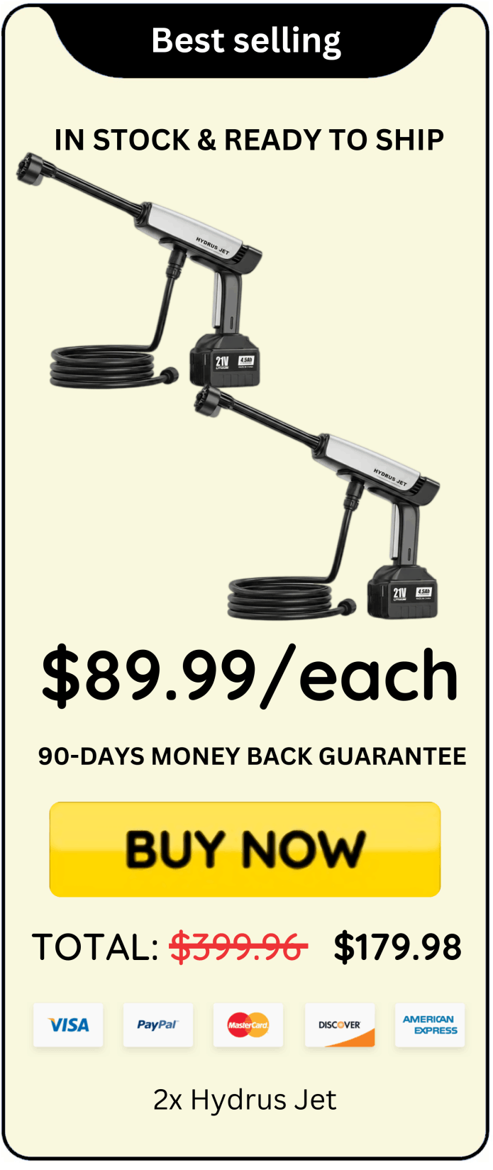 Hydrus Jet offer price